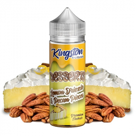 Lemon Drizzle & Pecan Pieces 100ml Dessert - Kingston E-liquids