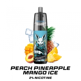 Puff Tornado 15000 Peach Pineapple Mango Ice 20mg - RandM & White Rabbit