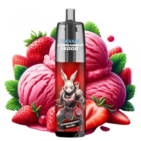 Puff Tornado 15000 Strawberry Slush 20mg - RandM & White Rabbit