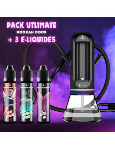 Pack Ultimate Hookah Dock + 3 E-liquides - Fumytech